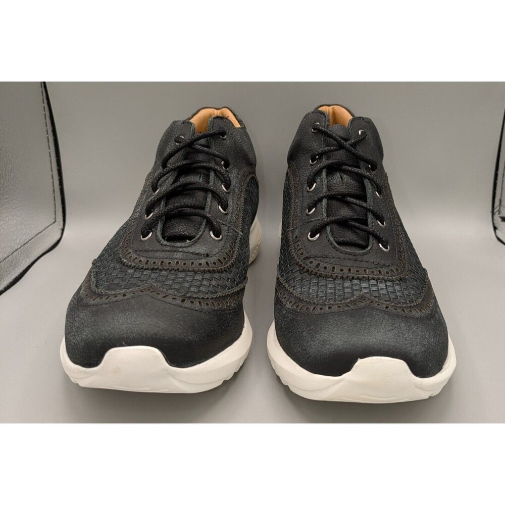 MARC JOSEPH NEW YORK Mens Leather Extra Lightweight Woven Ankle Boot Sz 7